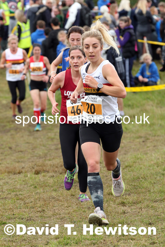 Senior womens 2021 North Eastern Harrier League, Druridge Bay. Photo: David T. Hewitson/Sports for All Pics